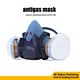 M/A1 Certified Highly Effective Dual Filtration Antigas Mask | Reusable Industrial Respirator Mask